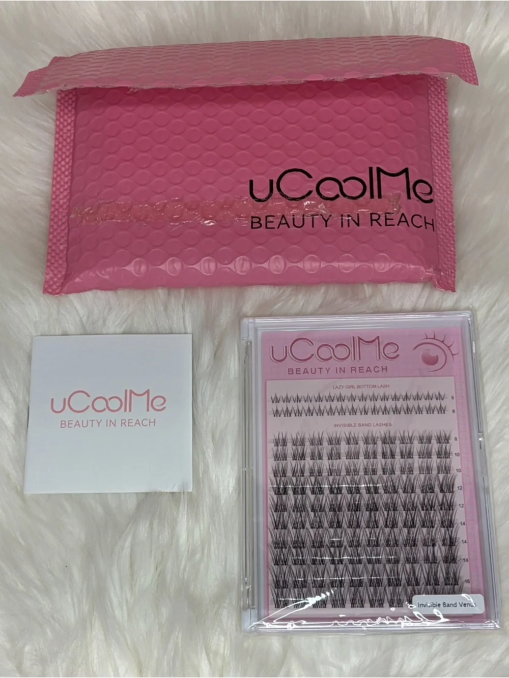 Pink False Eyelash Clusters - Beauty in Reach